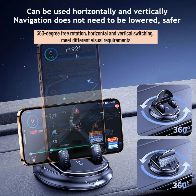 360° rotating sticky phone stand, view 2