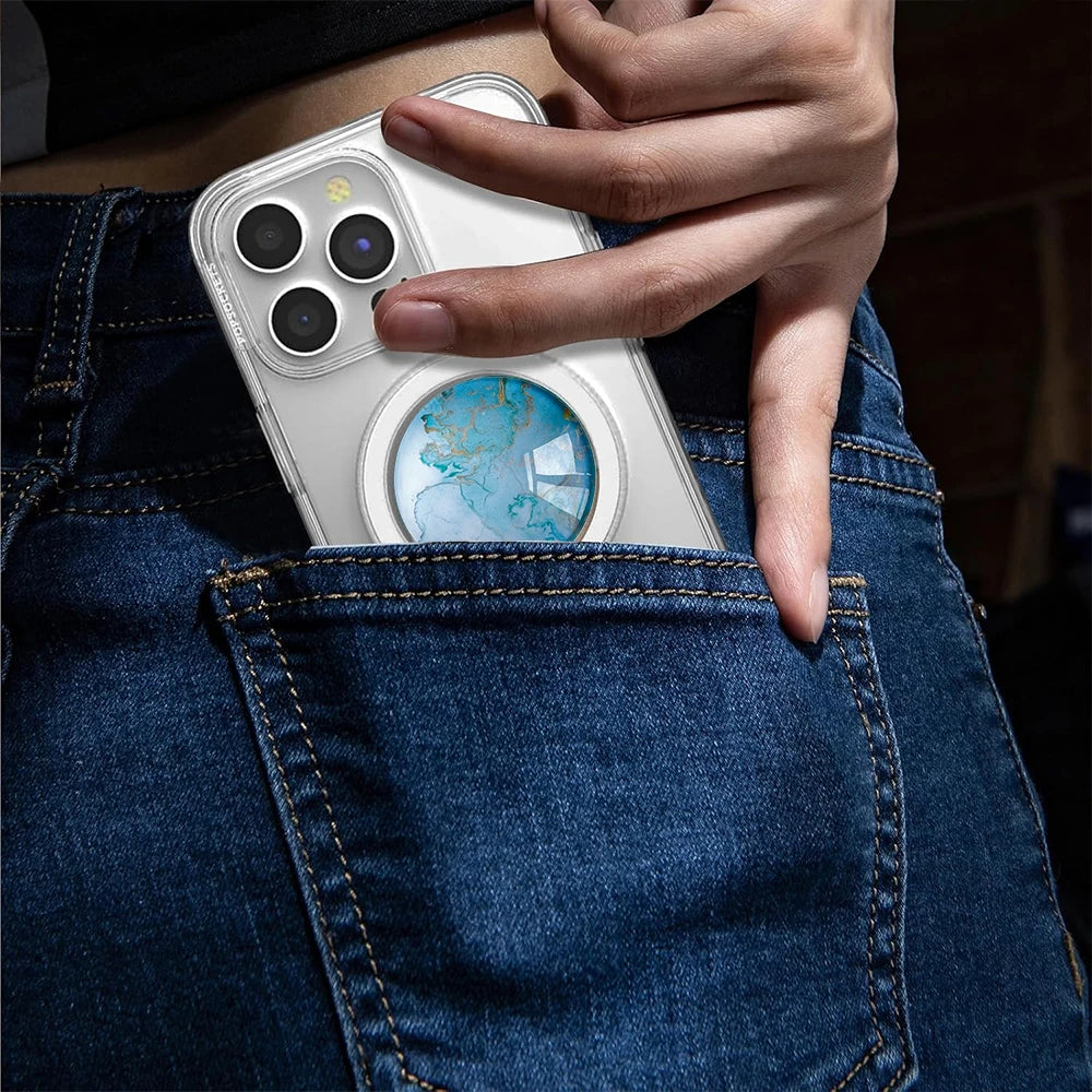 Magnetic expanding phone grip, view 7