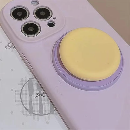 Macaron silicone magnetic phone grip stand for MagSafe, view 7