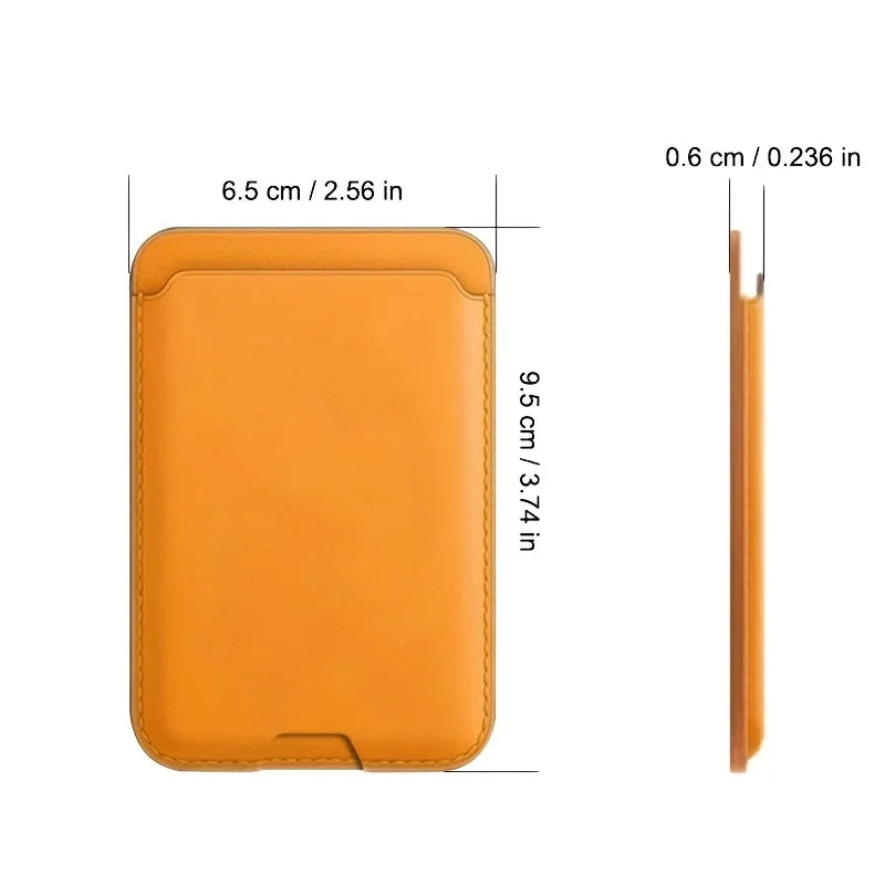 PU leather magnetic card holder for iPhone 12–18 Pro Max, view 6