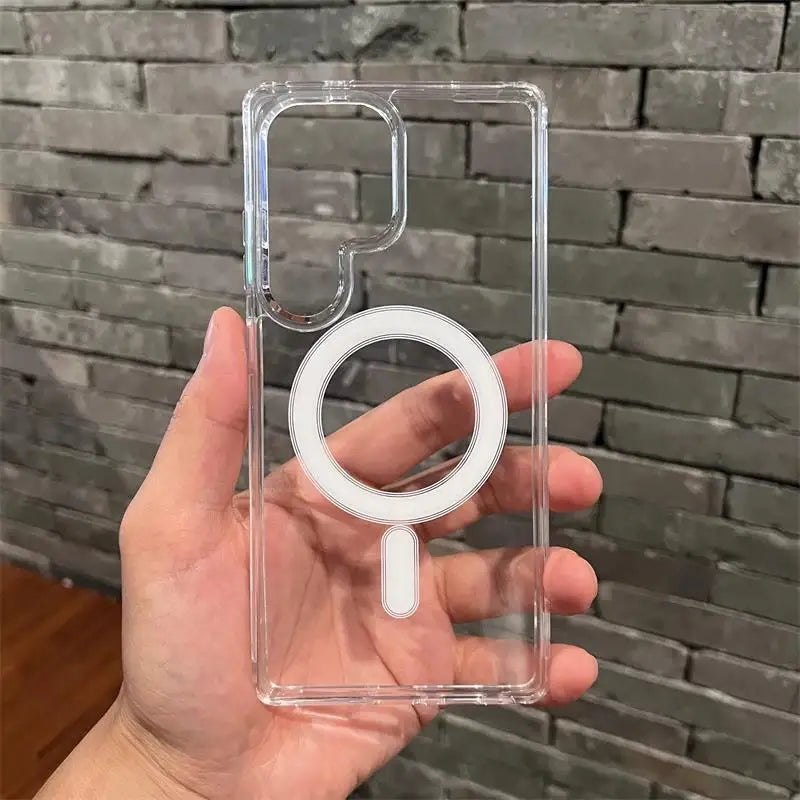 Clear magnetic case for Samsung Galaxy S20–S25, view 5