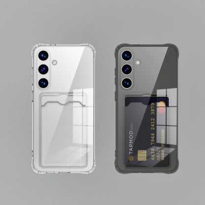 Clear card slot case for Samsung Galaxy S20–S26 & Note 20