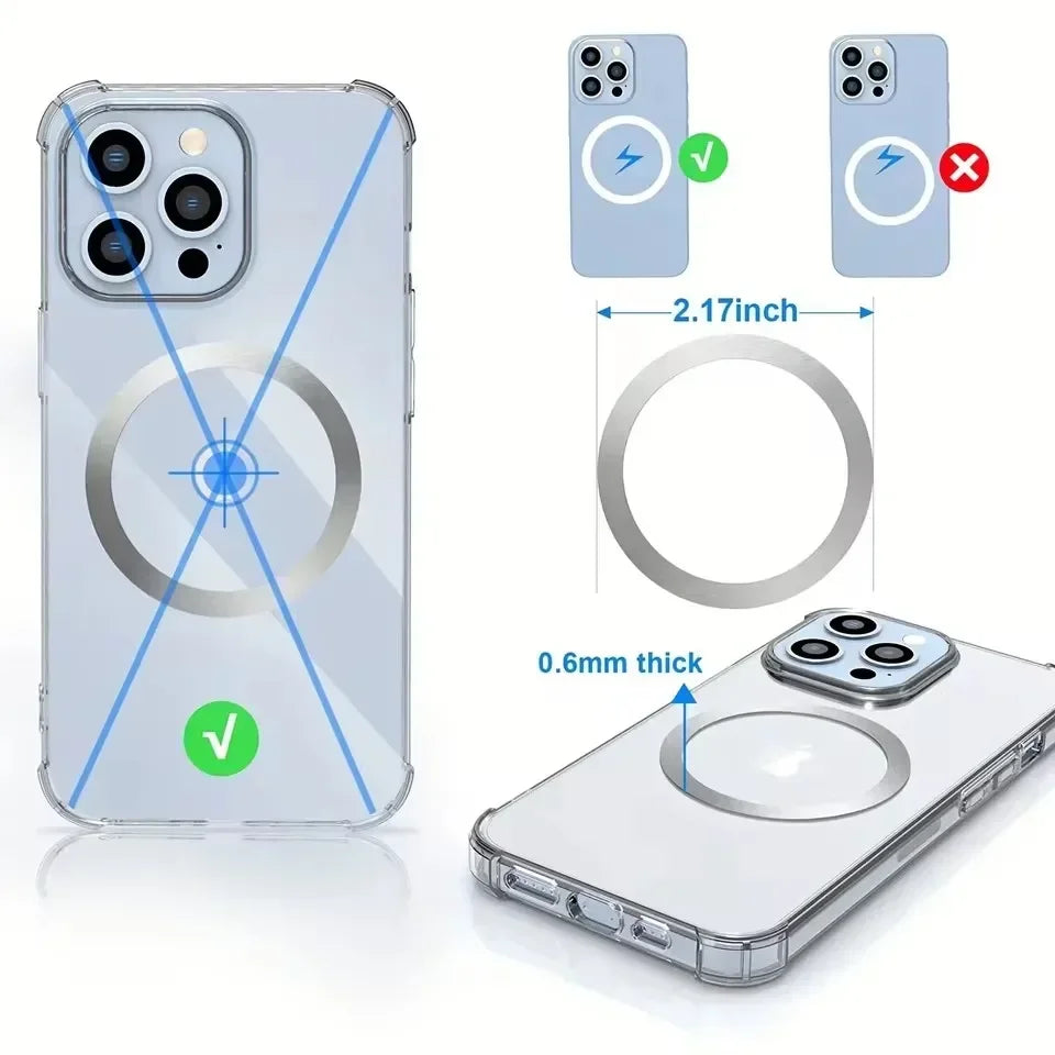 Universal magnetic adapter ring for MagSafe wireless charging, view 5