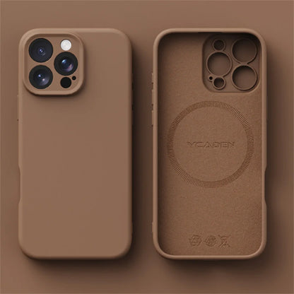 Liquid silicone MagSafe case for iPhone 13–18