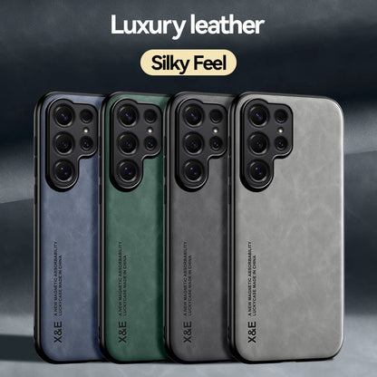 Ultra-thin PU leather case for Samsung Galaxy S22–S26