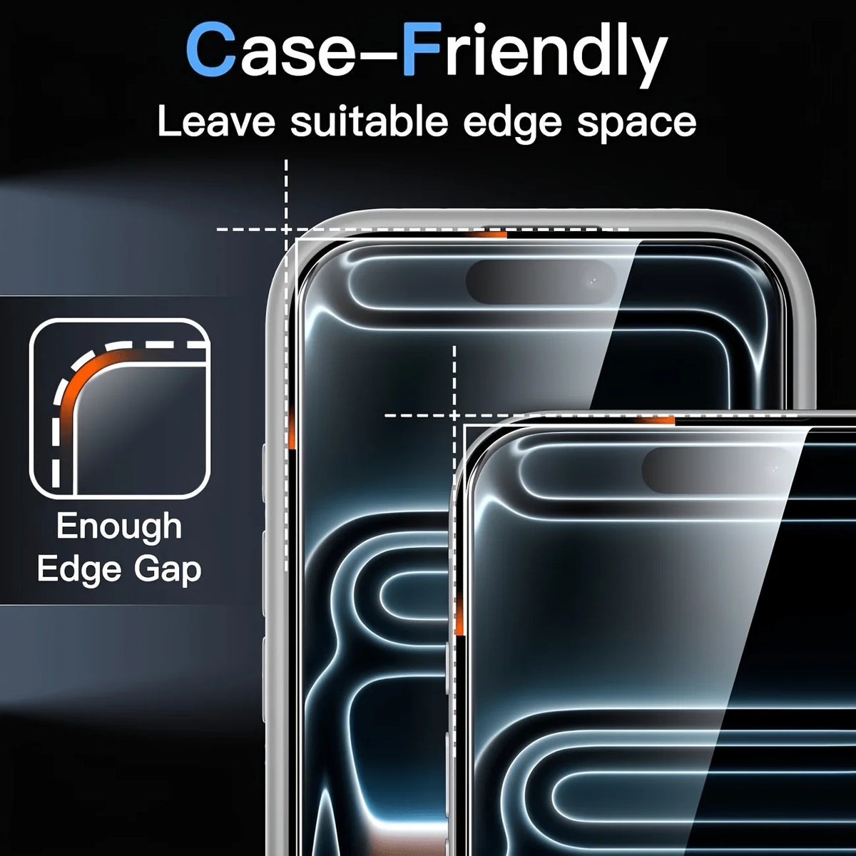 HD tempered glass screen protector, view 4