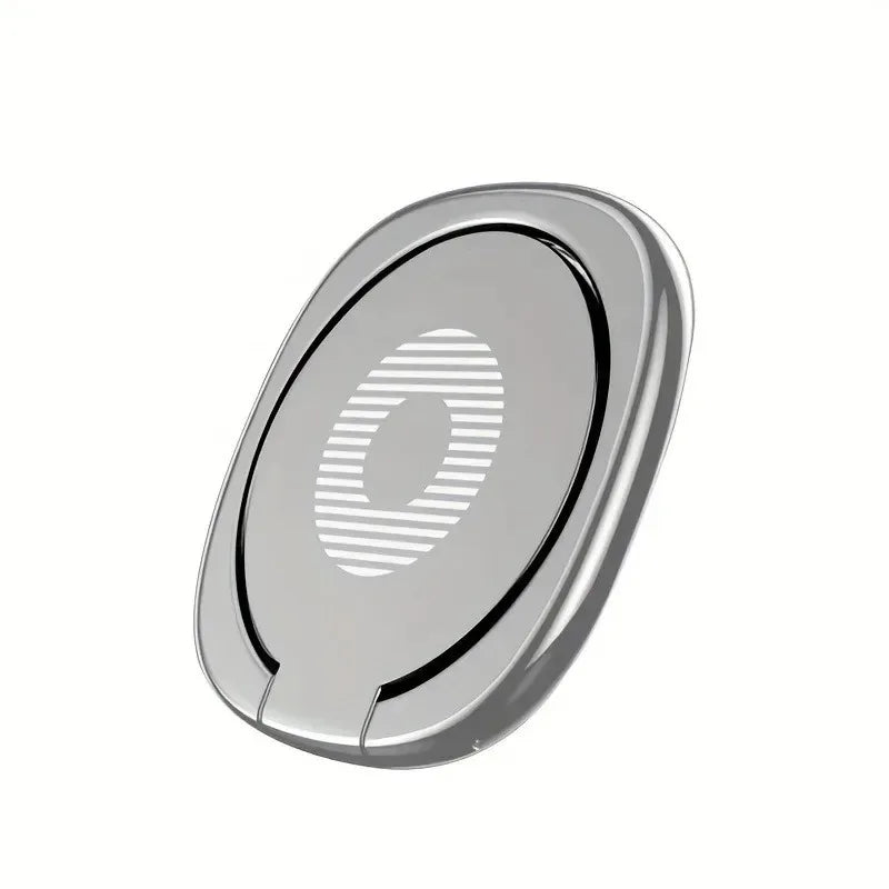 Metal finger ring stand, silvery