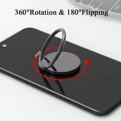 360° rotating metal finger ring holder, view 2