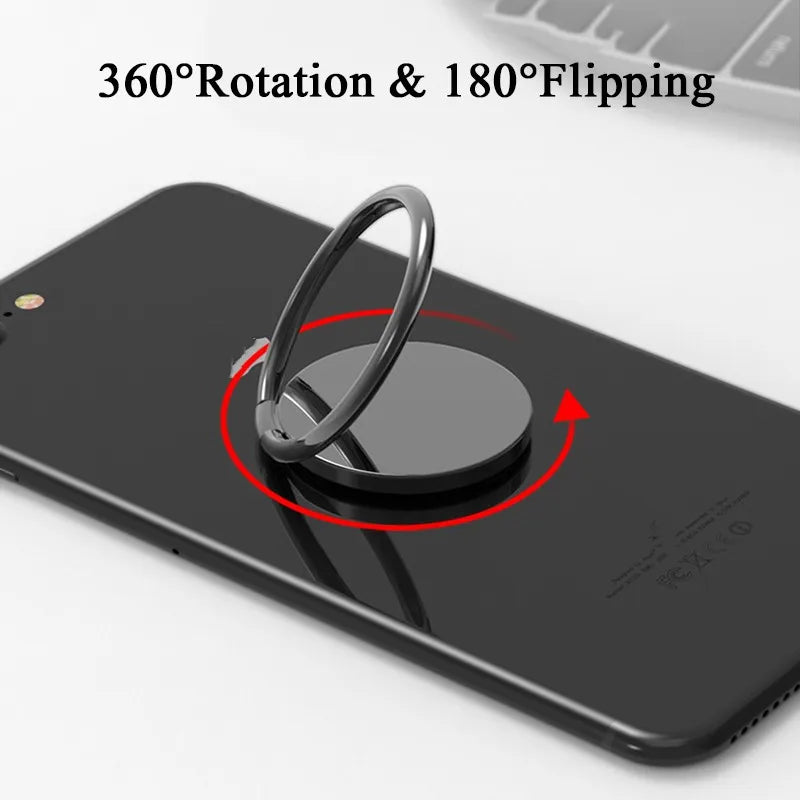 360° rotating metal finger ring holder, view 2