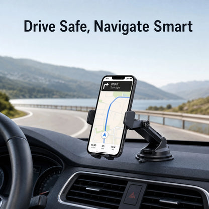 Flexible nano silicone car phone holder with 360° rotation, view 2