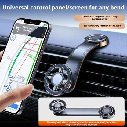Magnetic car vent phone holder, view 6