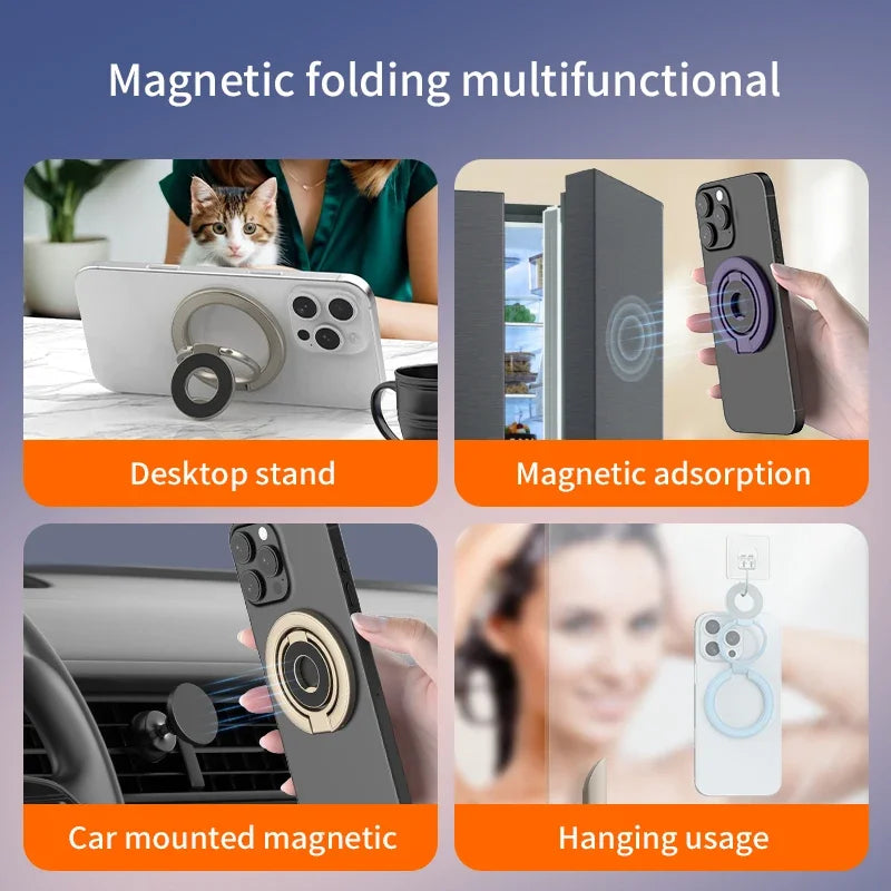 Double-sided magnetic phone grip, view 4
