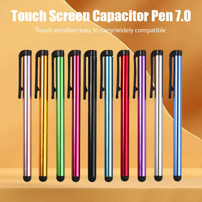 Universal capacitive stylus pens with rubber tip, 10-pack
