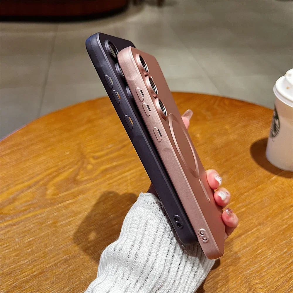 Soft TPU magnetic case for Samsung Galaxy S and A series, view 3