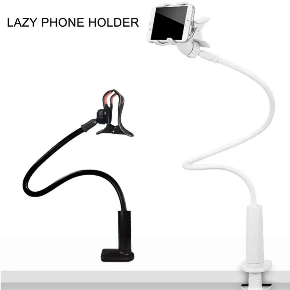 Adjustable long-arm baby monitor and phone holder for bed or cradle, view 3