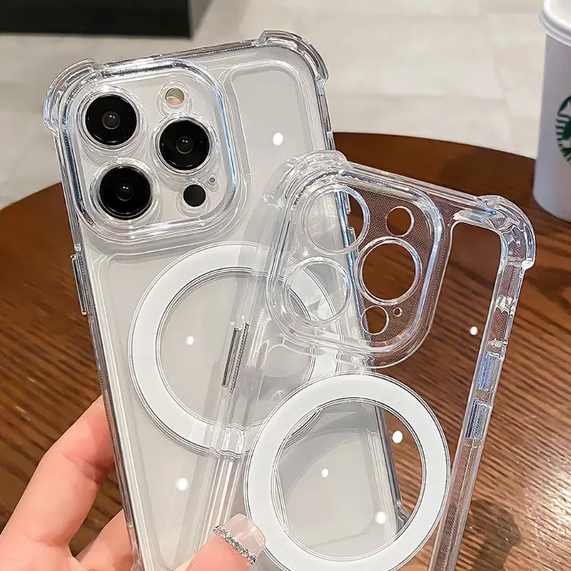 Clear shockproof MagSafe case for iPhone 11–17 & Air, view 5