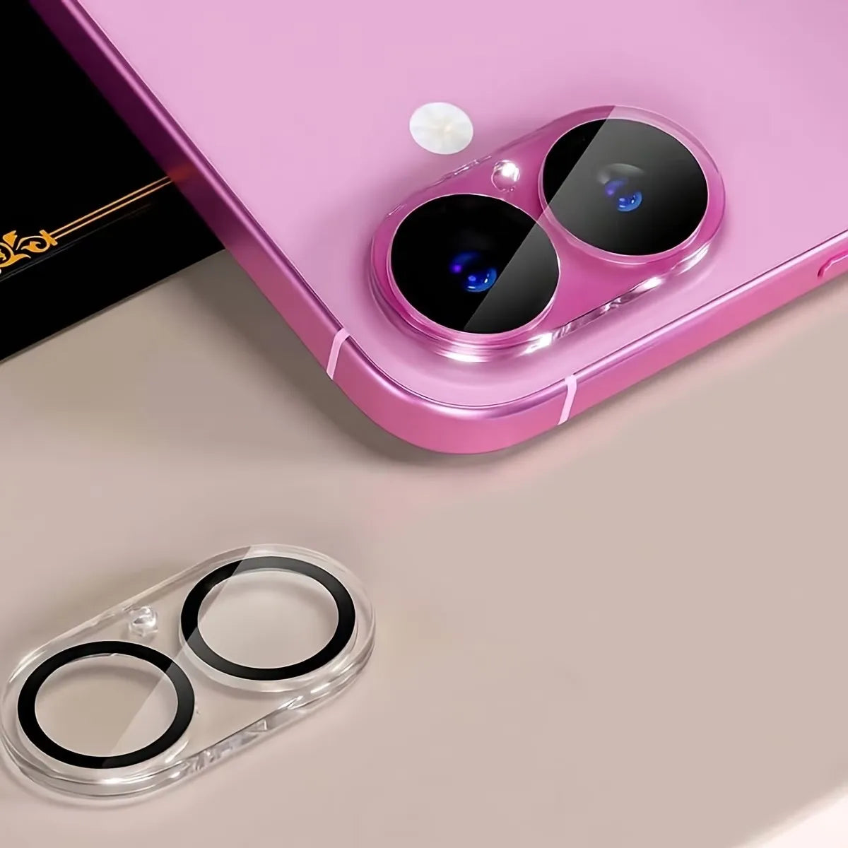 Tempered glass camera lens protectors for iPhone, 4-pack, view 8