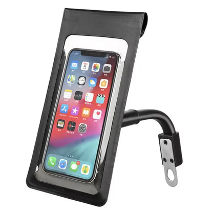 Waterproof touchscreen bike and motorcycle phone mount bag, view 10