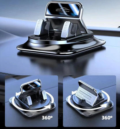 360° rotating dashboard car phone holder with number plate, view 6