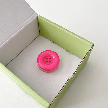 3D cute button folding phone grip and stand, view 15