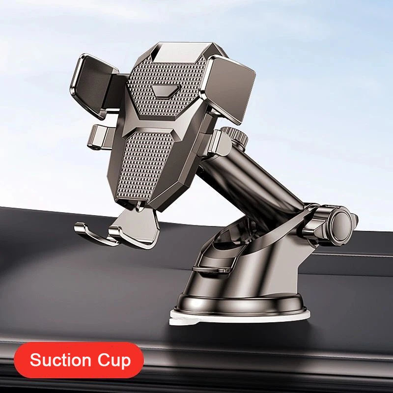 Suction cup car phone holder, black, view 8