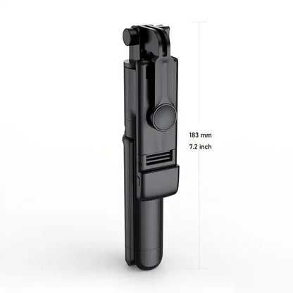 Expandable selfie stick tripod, view 2