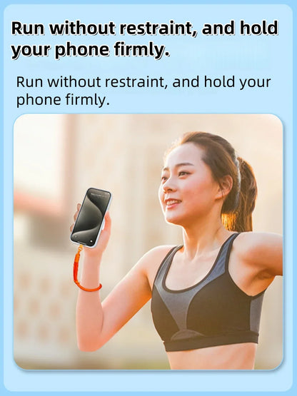 Anti-drop crossbody phone lanyard with 360° rotating clip, view 7