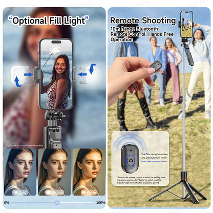 Selfie stick tripod, view 5