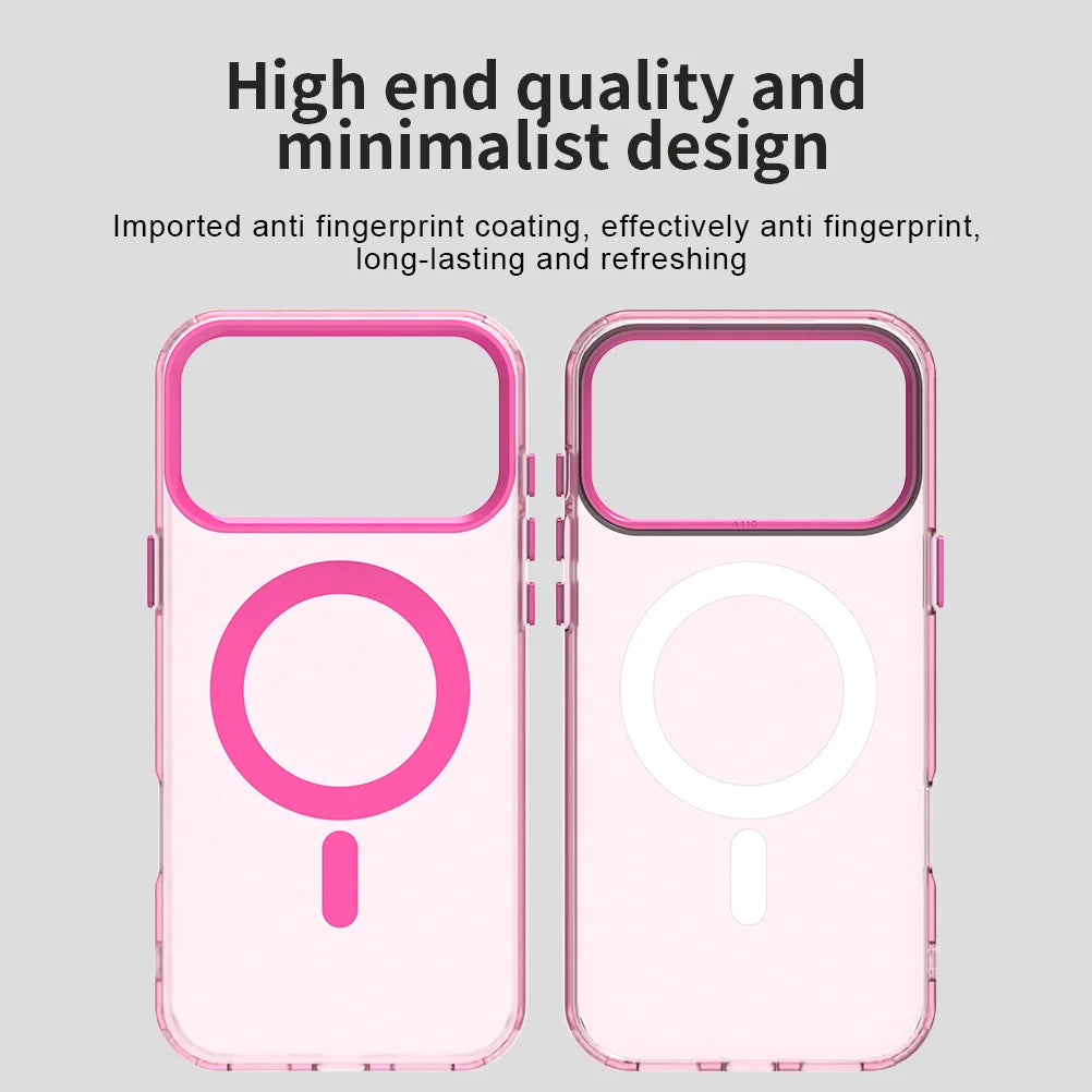 Matte clear shockproof MagSafe case for iPhone 11–17 & Air, view 3