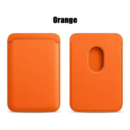 RFID magnetic card wallet, orange