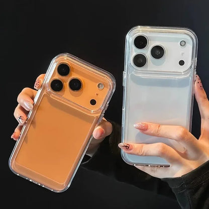 Clear hard acrylic shockproof case for iPhone