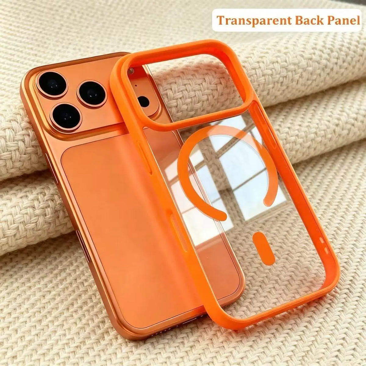 Transparent acrylic MagSafe case for iPhone 12–17 & Air, view 3