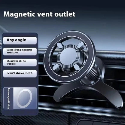 Magnetic car vent phone holder, view 4