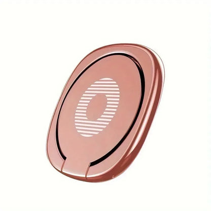 Metal finger ring stand, rose gold
