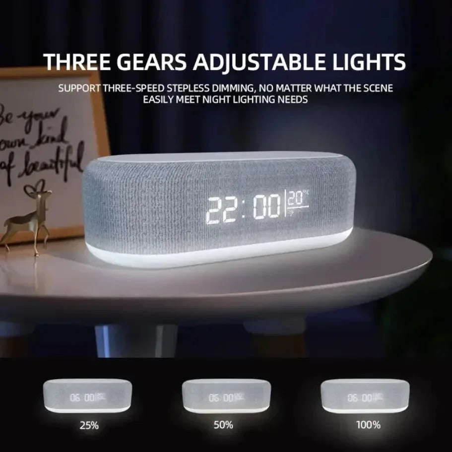 Wireless charger alarm clock, view 5