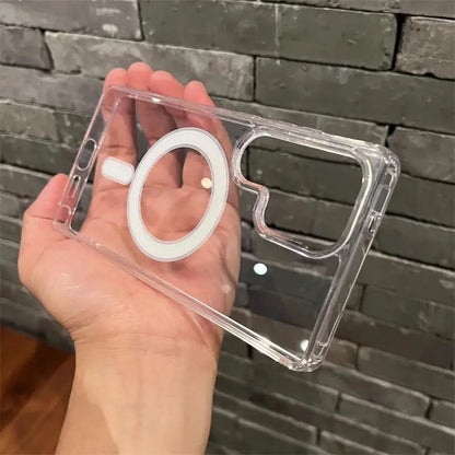 Clear magnetic case for Samsung Galaxy S20–S25, view 8