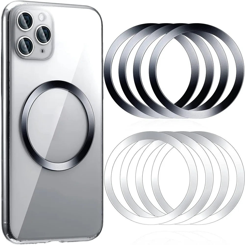Universal magnetic sticker rings, view 2