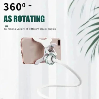 Adjustable long-arm baby monitor and phone holder for bed or cradle, view 6