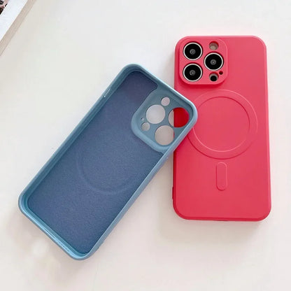 Shockproof silicone MagSafe case for iPhone 11–18, view 5