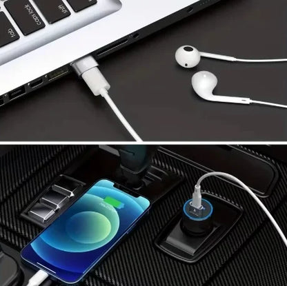 Metal USB to USB-C OTG adapters, 5-pack, view 4