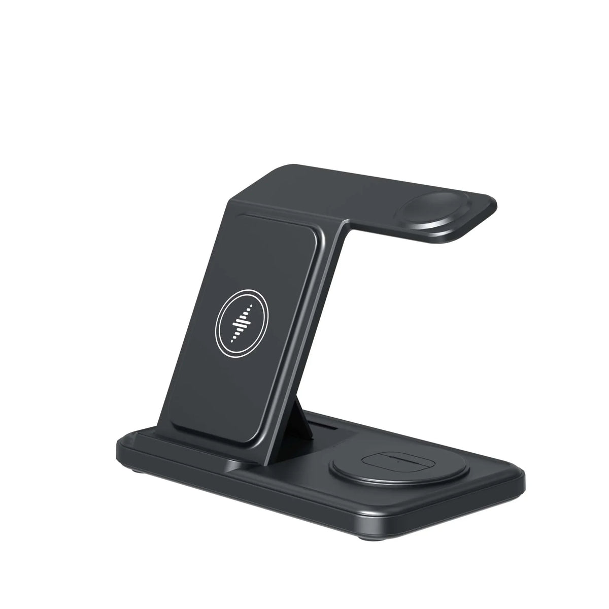 3-in-1 wireless charging station for Galaxy S24–S26, black