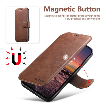 Faux leather flip wallet case with stand for iPhone 12–18, view 5
