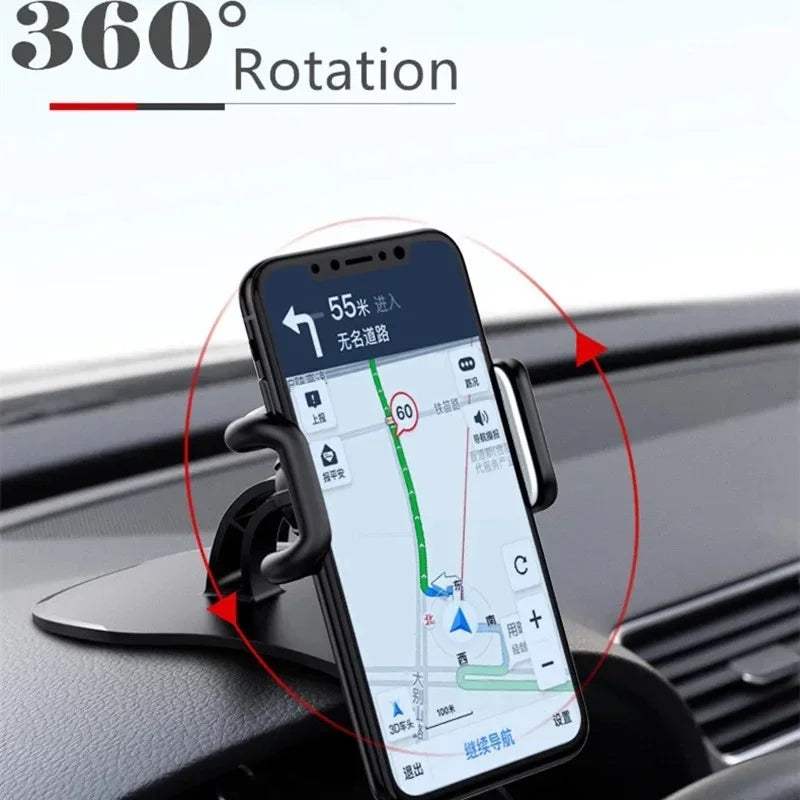 360° rotating dashboard car phone holder, view 3