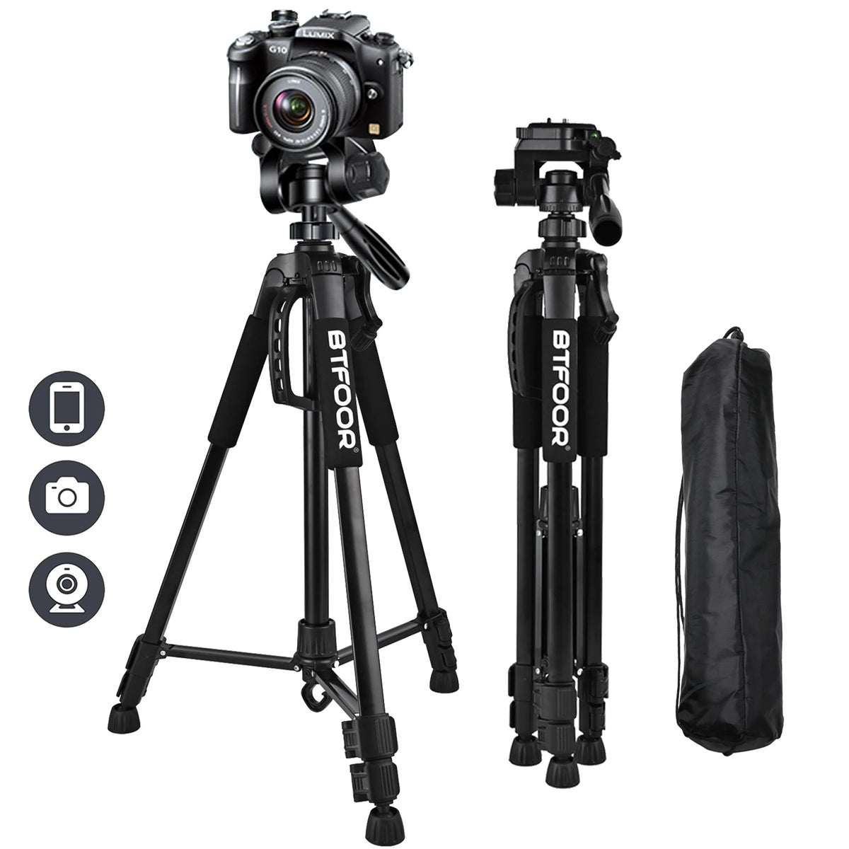 140 cm aluminum travel tripod