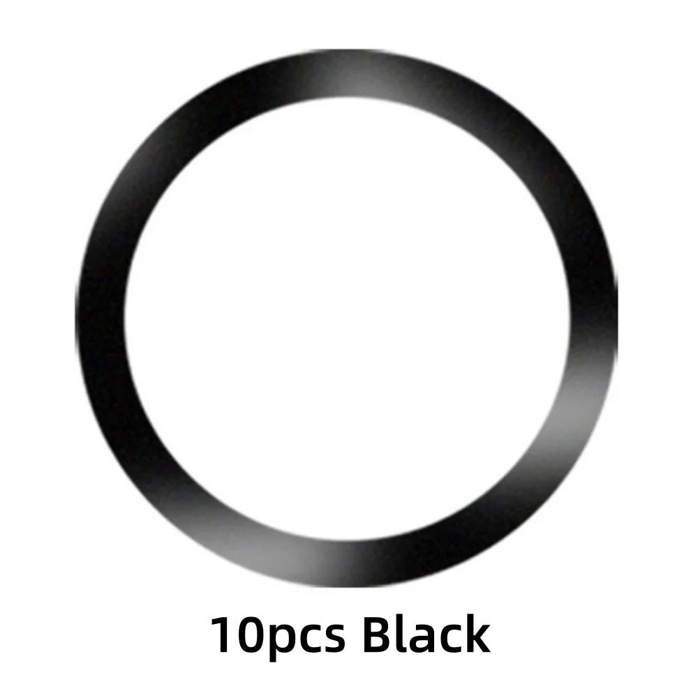 Universal magnetic sticker rings, black, view 17