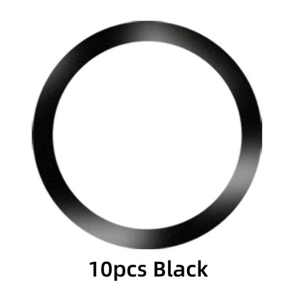 Universal magnetic sticker rings, black, view 17