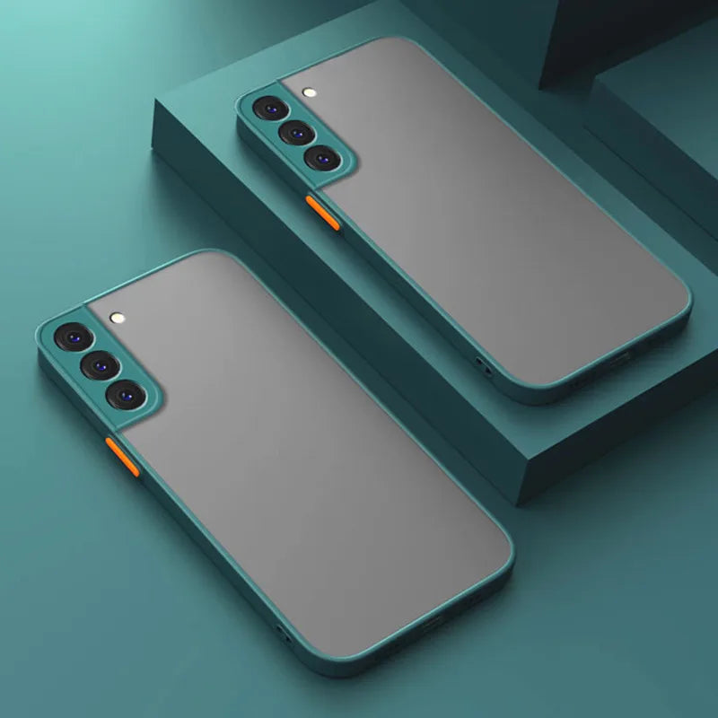 Shockproof matte armor case for Samsung Galaxy S20–S25, view 3