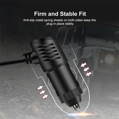 3-in-1 120W car cigarette lighter splitter with USB-C, view 4
