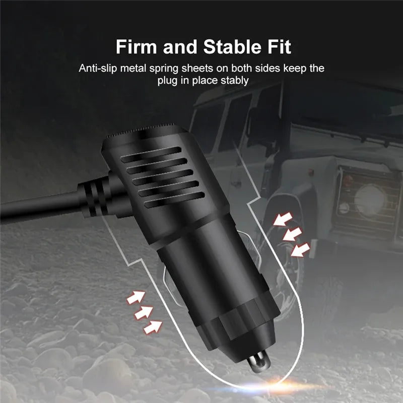 3-in-1 120W car cigarette lighter splitter with USB-C, view 4
