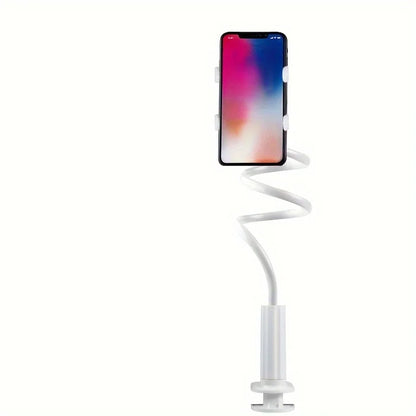 Bedside phone holder with flexible long arm and swivel headrest, view 4